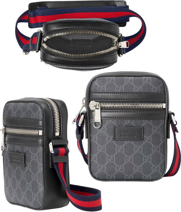 楽天市場】GUCCI グッチ エンボスロゴレザータグフロントジップ 