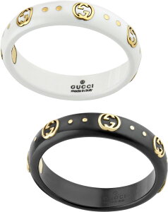 GUCCI Ob` 18KOfB[X Y wփC^[bLOGSCG[S[hACRVZeBbNR_ ubN zCgjp w yAOƂĂOKICON RING INTER