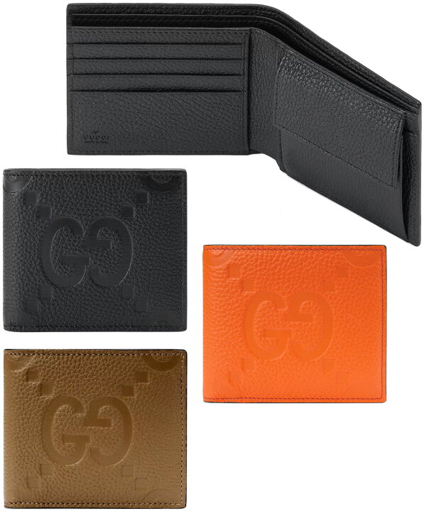 楽天市場】GUCCI グッチ メンズフロントジャンボGGエンボスロゴ小銭  