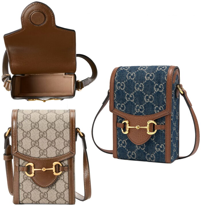 楽天市場】GUCCI グッチ レディースミニショルダーバッグ ホースビット  