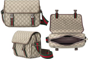 GUCCI �O�b�` �t���b�v�t���V�����_�[�o�b�OGG�L�����o�X���b�Z���W���[�o�b�O�x�[�W��×�_�[�N�u���E�� �����Y ���f�B�[�X ���C���^�[���b�L���OG���U�[�p�b�`W�E�F�u�x���g9765BEDBR�u���E��