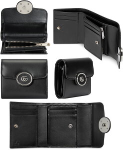 GUCCI �O�b�` �_�u���z�b�N���K����t���O�܂���z�~�j�o�[�W�����_�u���G���u����G���S�u���b�N���U�[�V���o�[�I�[�o���_�u��G���S3�܂�R���p�N�g���U�[�E�H���b�gPETITEGG1000