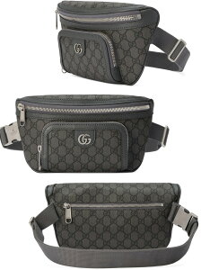 GUCCI �O�b�` �����Y ���f�B�[�X�t�����g���E���h�t�@�X�i�[�|�P�b�g�O���[���U�[�g�����E�G�X�g�o�b�O�O���[×�u���b�N GG�X�v���[���L�����o�X�E�G�X�g�|�[�` GG�� �N���X�{�f�B�o�b�O��