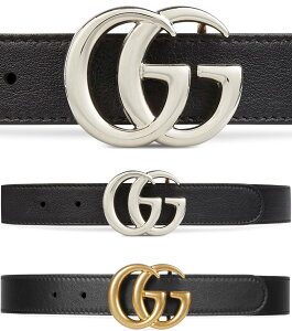 GUCCI �O�b�` ���q�l�ɂ������A�C�e�����q���p�u���b�N���U�[�x���g�V���o�[GG���S�o�b�N�� �S�[���h���SGG�o�b�N���L�b�Y�x���g �_�u��G�A�C�R�� B960XGD1000BK