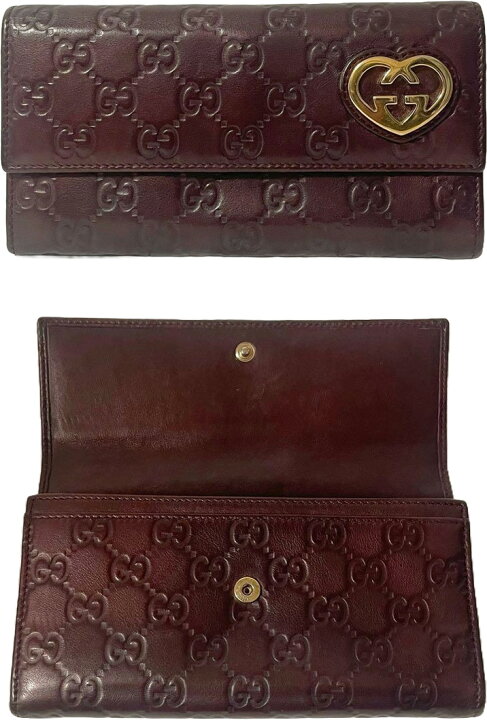 楽天市場】GUCCI グッチ 二つ折財布 ラブリーLOVELY 小銭入れ付き2  