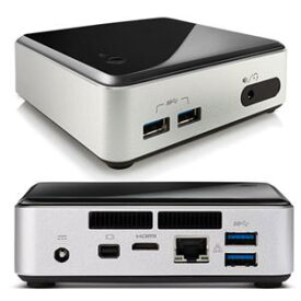 新製品 手のひらサイズのミニミニパソコン ハズウェル ナックIntel BOX D54250WYK省電力パソコン Haswell版NUC Core i5-4250U搭載メモリ＆HDD＆ACケーブル別売ベアボーン 超コンパクトPCUSB3.0もいっぱい
