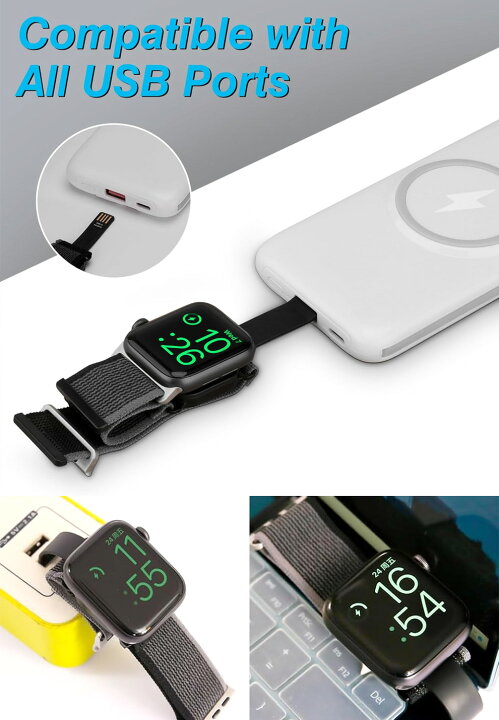 楽天市場】充電ケーブル内蔵アップルウォッチバンド apple watch 