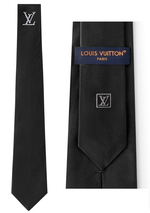楽天市場】LOUIS VUITTON ルイヴィトンメンズ ネクタイ LVパール 