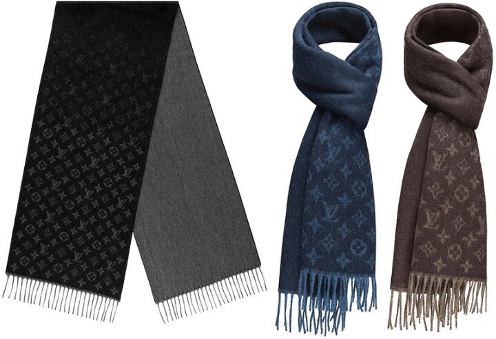 楽天市場】LOUIS VUITTON ルイヴィトンメンズマフラーグラデーション  