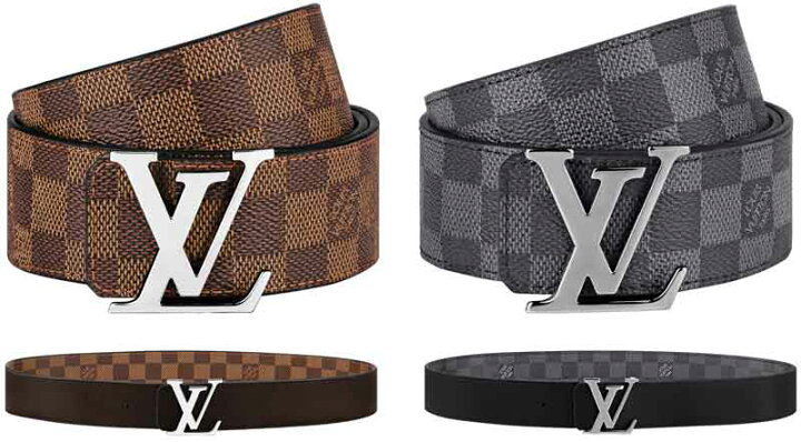 楽天市場】LOUIS VUITTON ルイヴィトンメンズリバーシブルレザーベルト 