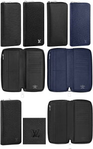 LOUIS VUITTON ルイヴィトン小銭入れ付きラウンドファスナー長財布LVエンボスロゴ ジッピーウォレットヴェルティカルブルーマリーヌ ブラック タイガLVロゴ エピレザー トリヨンレザーオーガ