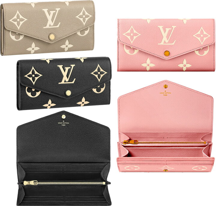 楽天市場】LOUIS VUITTON ルイヴィトン小銭入れ付き二つ折り長財布 