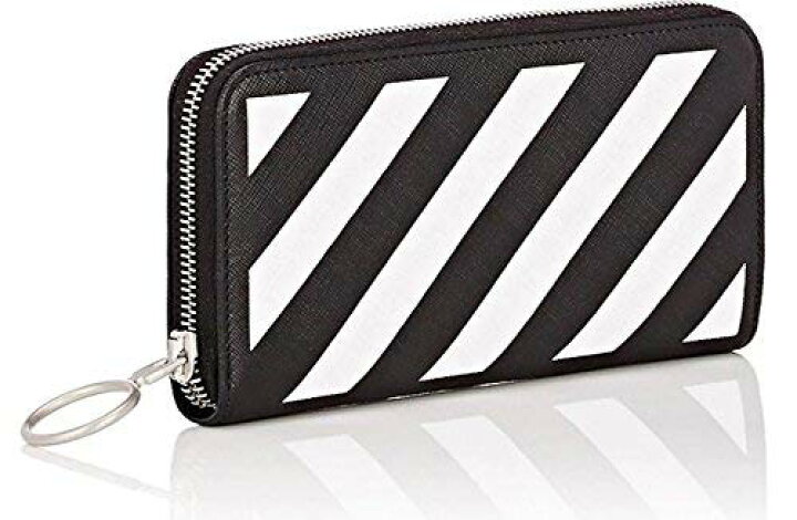 楽天市場】オフホワイト OFF-WHITE ストライプレザージップ DIAG 長  
