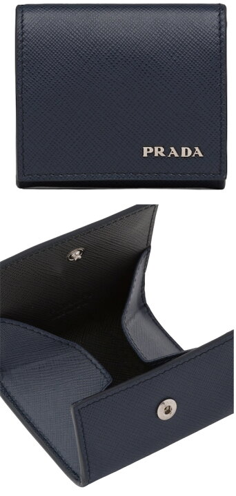 楽天市場】PRADA プラダ 小銭入れコインケース メタルロゴブラック 