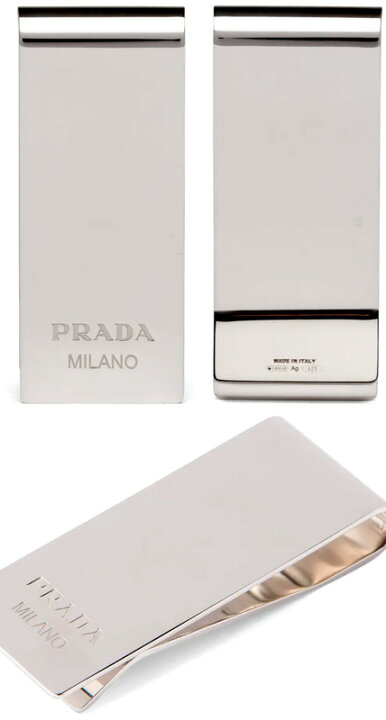 楽天市場】PRADA プラダ メンズスターリングシルバー925 