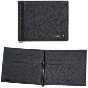 プラダ(PRADA) マネークリップ メンズ二つ折り財布 | 通販・人気  