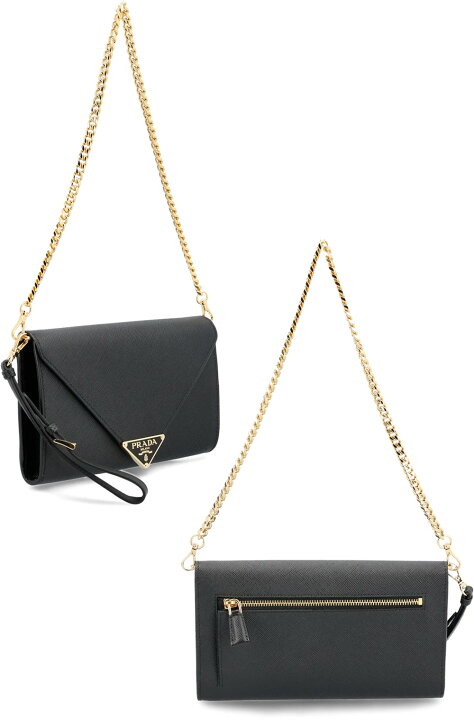 楽天市場】PRADA プラダ レディース小銭入れ付き二つ折り長財布取外  