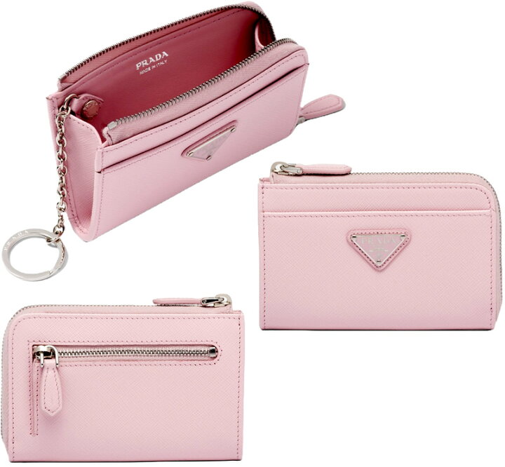 楽天市場】PRADA プラダ レディースキーリング付きL字ファスナーコイン 