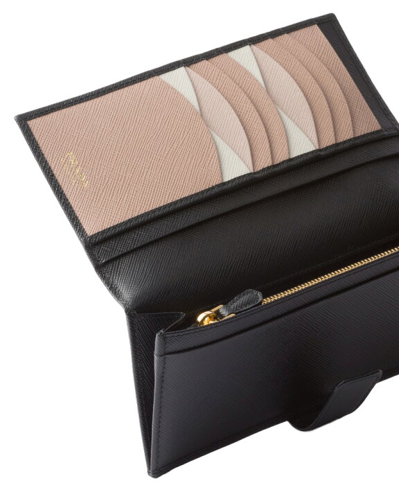 楽天市場】PRADA プラダ レディース小銭入れ付き二つ折り長財布  