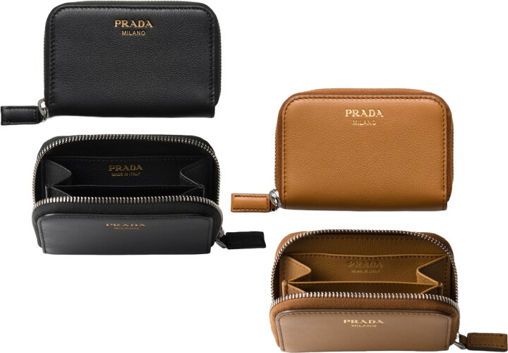 楽天市場】PRADA プラダ メンズ レディースラウンドファスナー小銭入れ  