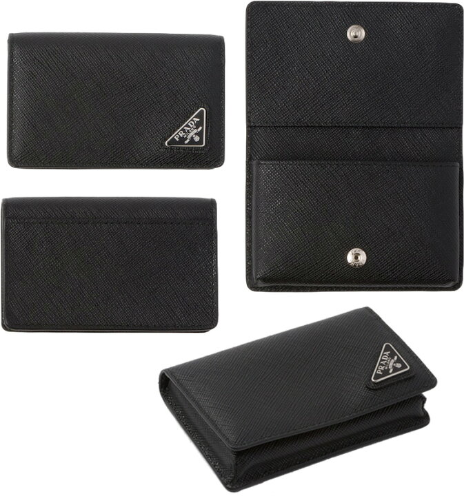 楽天市場】PRADA プラダ メンズ レディースカードケース マチ付き名刺  
