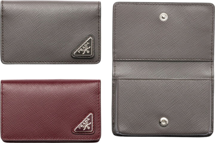 楽天市場】PRADA プラダ メンズ レディースカードケース マチ付き名刺 