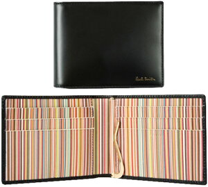 Paul Smith �|�[���X�~�X�����Y�}�l�\�N���b�v�t����܂���z�u���b�N �u���E�� �l�C�r�[ �X���[�X�J�[�t���U�[×�}���`�J���[�X�g���C�v�J�[�t���U�[���������S�|�P�b�g�t��2�܂���z