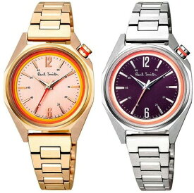 Paul Smith 腕時計 watchポールスミス シンプルモダンウォッチレディース オクタゴンミニシルバー ゴールドアナログメタルベルトオクタゴンフェイスアーティストストライプリュウズ＆2連リング