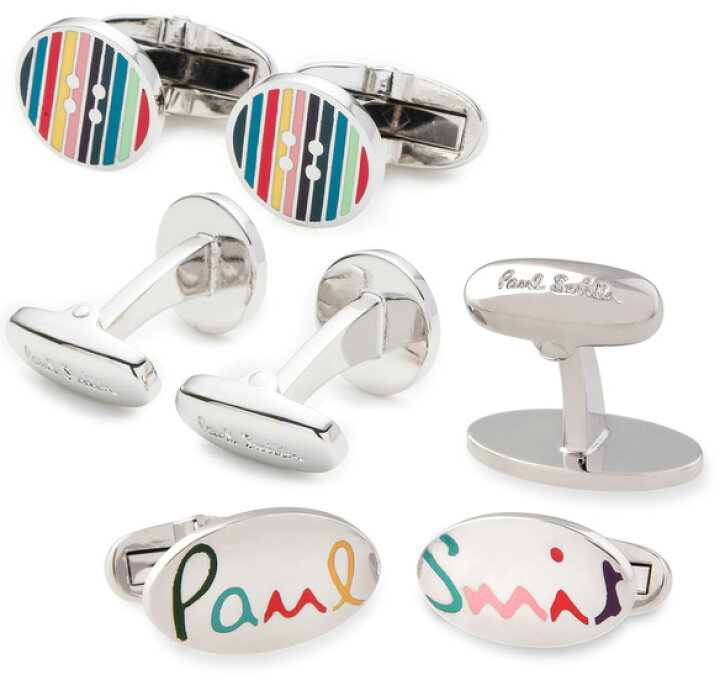 楽天市場】Paul Smith ポールスミスマルチカラーストライプボタン 