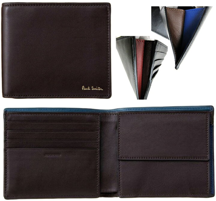 楽天市場】Paul Smith ポールスミスメンズ 小銭入れ付き二つ折り財布  
