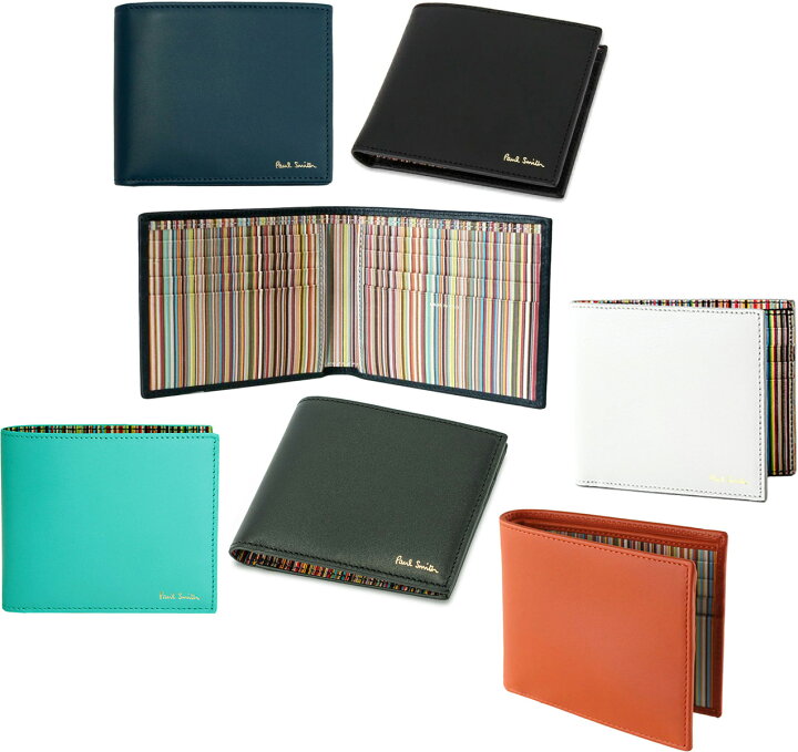 楽天市場】Paul Smith ポールスミスメンズ二つ折り財布インサイド 