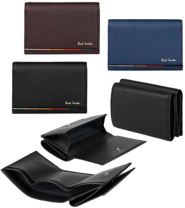 楽天市場】Paul Smith ポールスミス小銭入れ付き三つ折り財布 