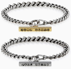 Paul Smith �|�[���X�~�X�S�[���h �V���o�[�z�[���}�[�N���ST�o�[�V���o�[�`�F�[���u���X���b�g�`�F�[���u���X���b�g �j�����p�����Y ���f�B�[�X ���j�Z�b�N�X�X�^�C�� CHAINBRACELET