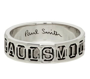 Paul Smith �|�[���X�~�X �w�փ��^�[���̃��S�X�^���v�����Y �V���o�[�����O ��21�� ��25���C���T�C�h���S���� 82SL SILVER RING