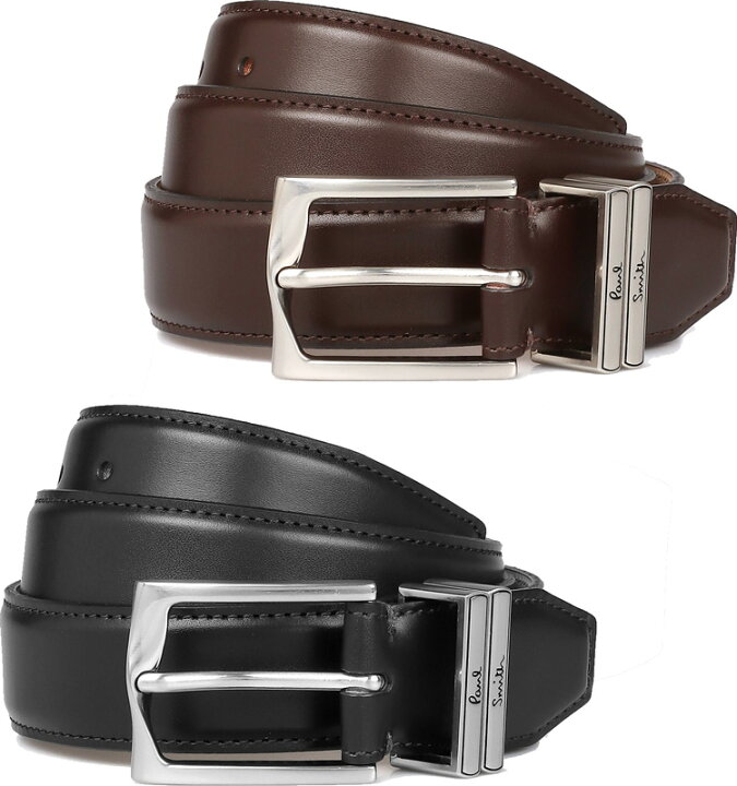 楽天市場】Paul Smith ポールスミス メンズキップレザーベルトロゴ刻印  