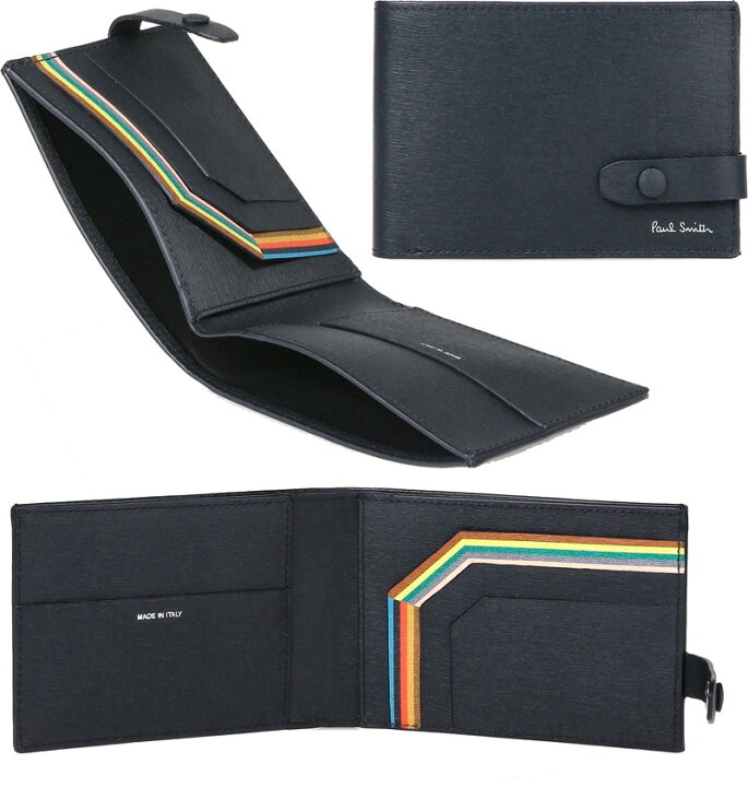 楽天市場】Paul Smith ポールスミスメンズ 二つ折り財布ジオメトリック 