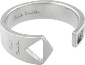 Paul Smith ポールスミスロゴ刻印 ネクタイチャームメンズ シルバーリング 指輪 約18号～ キャンバステクスチャーネクタイをくるりと巻いたデザインが印象的なリングTIE ROUND RINGプレゼント、ギフトにもおすすめです。