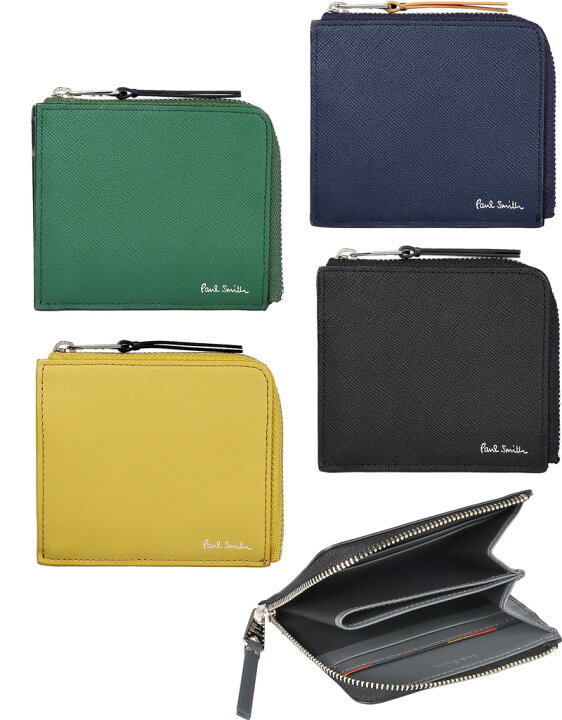 楽天市場】Paul Smith ポールスミスメンズL字ファスナー小銭入れ付き 