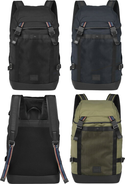 楽天市場】Paul Smith ポールスミストップフラップWベルトリュック  