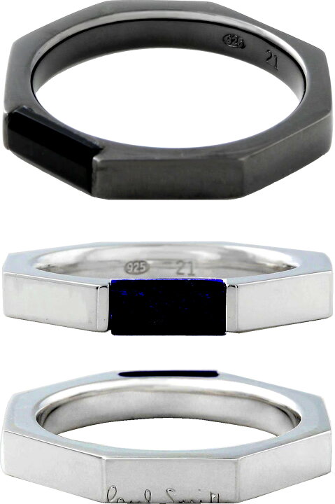 楽天市場】Paul Smith ポールスミスメンズ指輪 背面ロゴ刻印シルバー  