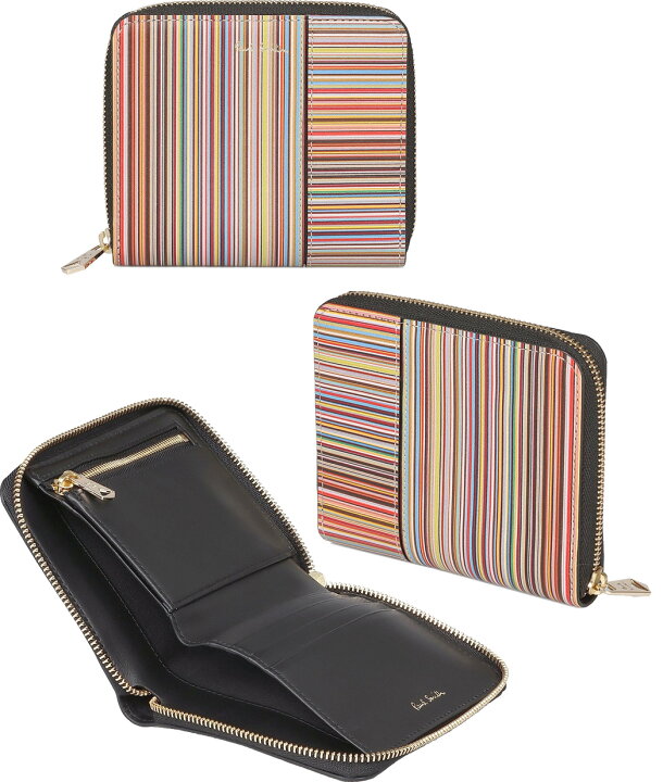 楽天市場】Paul Smith ポールスミスメンズラウンドジップ小銭入れ付き  