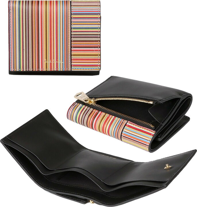 楽天市場】Paul Smith ポールスミスメンズファスナー小銭入れ付き三  