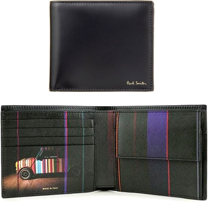 楽天市場】Paul Smith ポールスミスメンズ小銭入れ付き二つ折り財布  