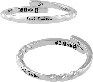 Paul Smith �|�[���X�~�X �w�փ����Y �c�C�X�g�V���o�[�I�[�v�������O�u���b�N���S �V���o�[�����O�C�J�� �V���o�[925 ���S���󃊃��O ��17�� ��21���n���h���C�h�p�_�c�C�X�g �dSIMPLELINE SILVER RI