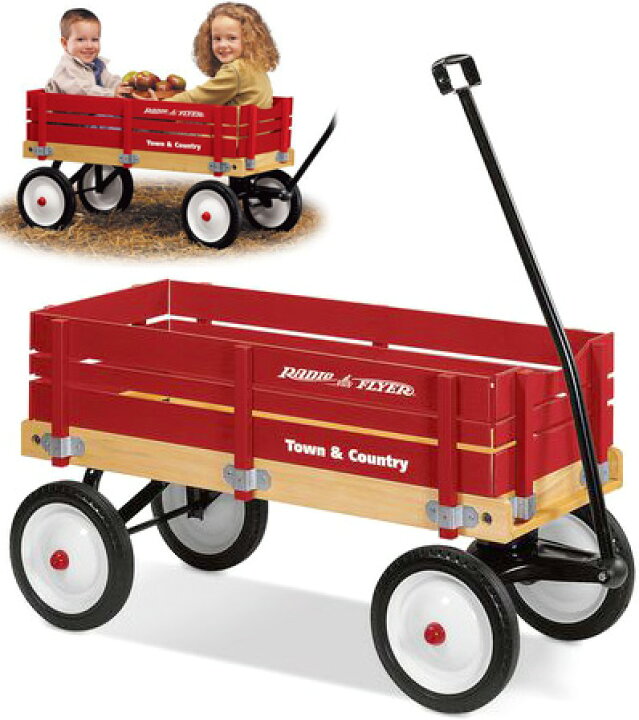 楽天市場】RADIO FLYER ラジオフライヤーSteel ＆ Wood Wagons 