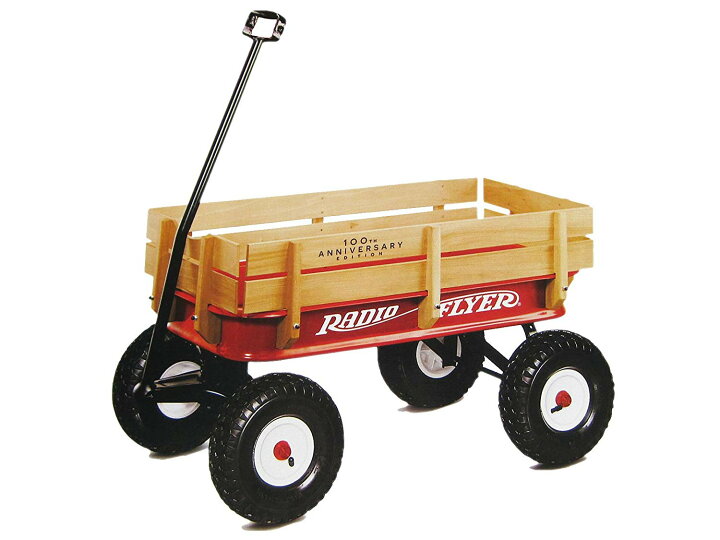 楽天市場】RADIO FLYER ラジオフライヤー舵取り機能付き4輪ワゴンAll 