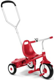 RADIO FLYER ラジオフライヤースポーツステア＆ストロールトライクTrikes & Bikes 三輪車＆自転車Steer & Stroll Deluxe Sport Trike #451 #55C折りたたみフットレスト 3輪車プッシュハンドル＆リアキャリアボックス搭載