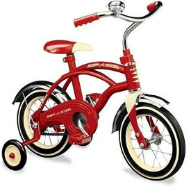 RADIO FLYER ラジオフライヤーTrikes & Bikes 三輪車＆自転車Classic Red 10" Bicycle #3610インチタイヤ 補助輪付き