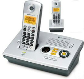Motorola MD7161-2 Cordless Telephoneモトローラーデジタルコードレス留守番機能付き電話機Motorola MD7161-2 Cordless Telephone[親機用コードレス＆増設用コードレス子機]