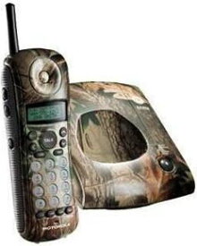 Motorola MA357迷彩柄 カモフラージュモトローラ コードレス電話機Cordless Telephoneグリーン アニマルボイスデザイン家電